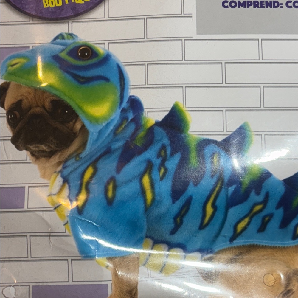 Rubie's BluevDinosaur Dog Halloween Costume XS NWT